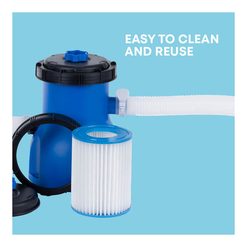 Pool Pump Filter Cartridges - 300 Gallons - Pack of 8