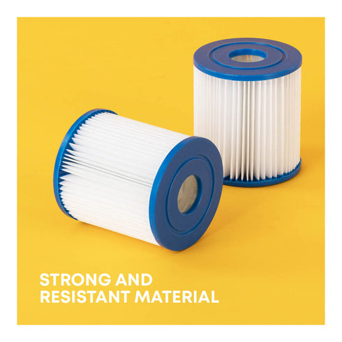 Pool Pump Filter Cartridges - 300 Gallons - Pack of 8