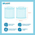 Pool Pump Filter Cartridges - 300 Gallons - Pack of 8