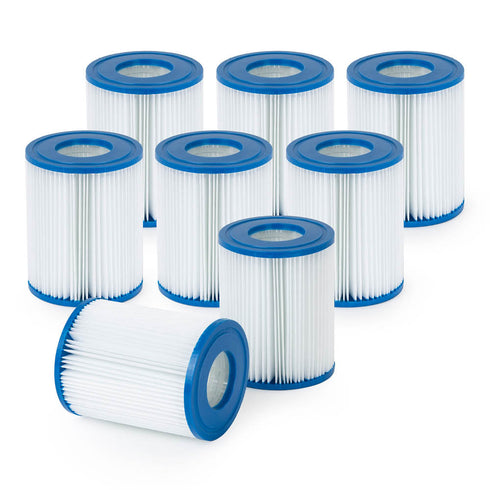 8 Pack Pool Pump Filter Cartridges - 530 Gallons