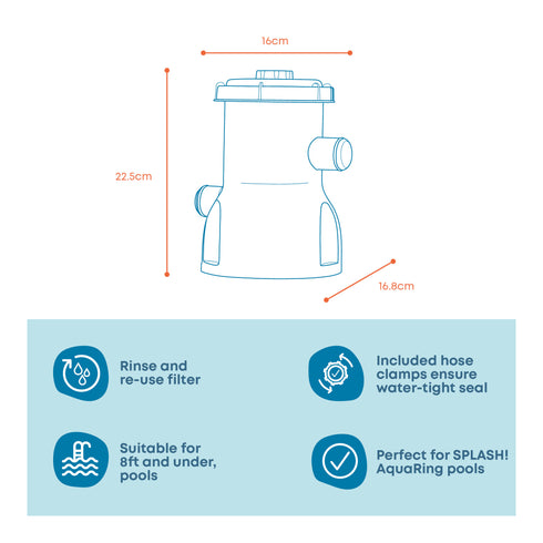 Pool Filter Pump - 300 Gallons