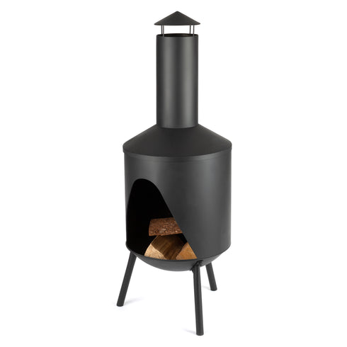 Razzo Iron Chiminea - Black