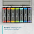 Fineway Weekly Pill Organiser Morning/Evening with Storage Box - 7 Day Colour-Coded - Transparent