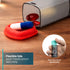 Fineway Weekly Pill Organiser Morning/Evening with Storage Box - 7 Day Colour-Coded - Transparent