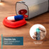 Fineway Monthly Pill Organiser Morning/Evening with Stand - 28 Day Colour-Coded - Transparent