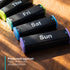 Fineway Monthly Pill Organiser Morning/Evening with Stand - 28 Day Colour-Coded - Black