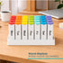 Fineway Monthly Pill Organiser Morning/Evening with Stand - 28 Day Colour-Coded - White