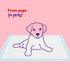 Puppy Dog/Kitten Toilet Training Pads - Pack of 50 Medium