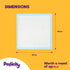 Puppy Dog/Kitten Toilet Training Pads - Pack of 50 Medium