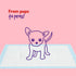 Puppy Dog/Kitten Toilet Training Pads - Pack of 50 Small