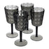 Prism Outdoor Wine Glass Set of 4 - Smoke Grey