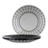 Prism Outdoor Dinner Plates Set of 4 - Smoke Grey