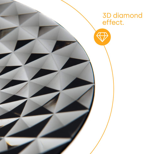 Prism Outdoor Dinner Plates Set of 4 - Smoke Grey