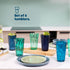 6 Multicoloured Plastic Tumblers - Teal