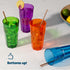 Multicolour Plastic Tumbler Set of 4
