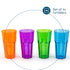 Multicolour Plastic Tumbler Set of 4
