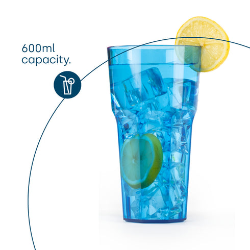 Multicolour Plastic Tumbler Set of 4