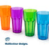 Multicolour Plastic Tumbler Set of 4