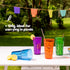 Multicolour Plastic Tumbler Set of 4