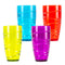 Swirl Multicolour Plastic Tumbler Set of 4