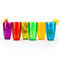 Swirl Multicolour Plastic Tumbler Set of 6