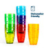 Swirl Multicolour Plastic Tumbler Set of 6