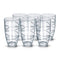 Clear Plastic Tumblers Set of 6