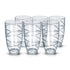 Clear Plastic Tumblers Set of 6