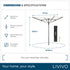4-Arm Rotary Clothes Airer - Black