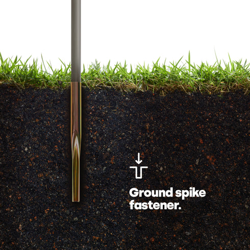 4-Arm Rotary Clothes Airer - Charcoal