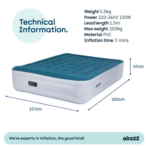 SlumberPlus Self Inflating Double Air Bed