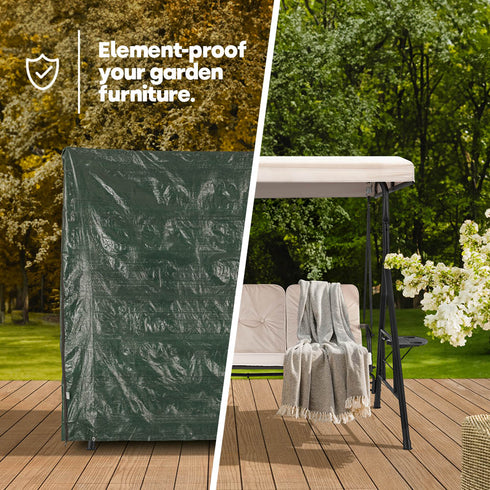 3-Seater Garden Swing Cover - Green