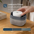 Clayr Reusable Dehumidifier 1000ml - 2 Refill Tabs Silicon Anti-Spill - Grey