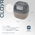 Clayr Reusable Dehumidifier 1000ml - 2 Refill Tabs Silicon Anti-Spill - Grey