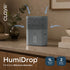 Clayr HumiDrop Refillable Interior Dehumidifier 1000ml - Grey 2 Refill Bags