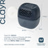 Clayr Reusable Dehumidifier 1000ml - 2 Refill Tabs Silicon Anti-Spill - Navy