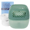 Clayr Reusable Dehumidifier 1000ml - 2 Refill Tabs Silicon Anti-Spill - Sage