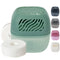 Clayr Reusable Dehumidifier 1000ml - 2 Refill Tabs Silicon Anti-Spill - Sage