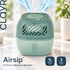 Clayr Reusable Dehumidifier 1000ml - 2 Refill Tabs Silicon Anti-Spill - Sage