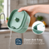 Clayr Reusable Dehumidifier 1000ml - 2 Refill Tabs Silicon Anti-Spill - Sage
