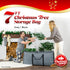 7ft Premium Christmas Tree Storage Bag - Grey