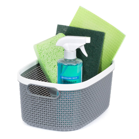 Kovan Grey Woven Basket - 8L