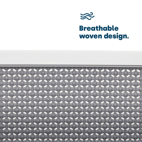 Kovan Grey Woven Basket - 8L