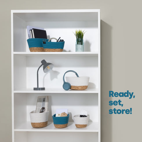 Tulla seagrass basket set - Ecru