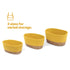 Tulla Seagrass Basket Set - Sunflower