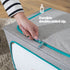 Folding Storage Bag with Metal Frame - Grey
