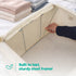 LIVIVO Foldable Storage Bags 3 Pack XL - Clear Window Steel Frame