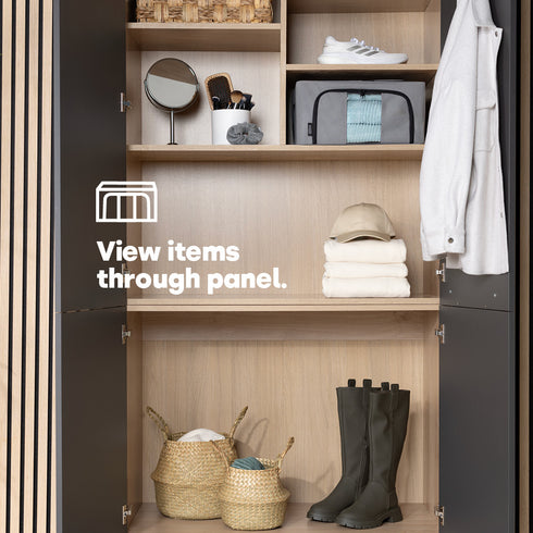 Set of 3 Large Zipping Foldable Fabric Storage Boxes