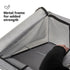 Set of 3 Large Zipping Foldable Fabric Storage Boxes