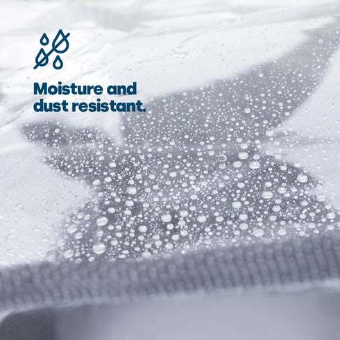 Set of 2 PVC Storage Bags - Transparent